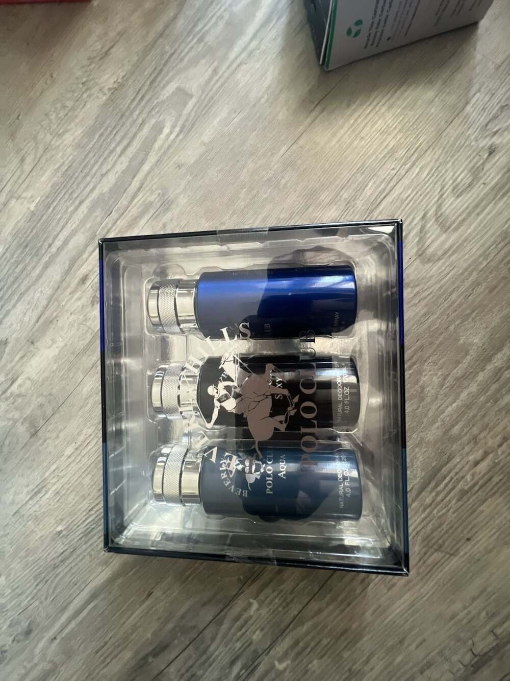 Beverly Hills Polo Club 3-Piece Deodorant Spray Gift Set (Blue, Sexy, Aqua)